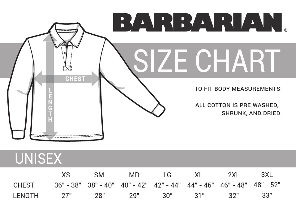 LC Unisex Rugby Shirt