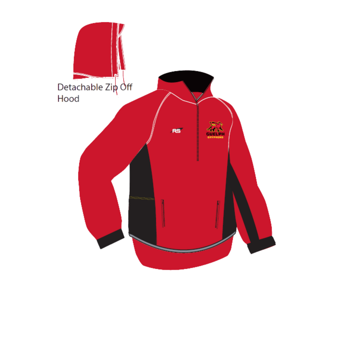 Guelph Gryphons Unisex Catch Windshell II