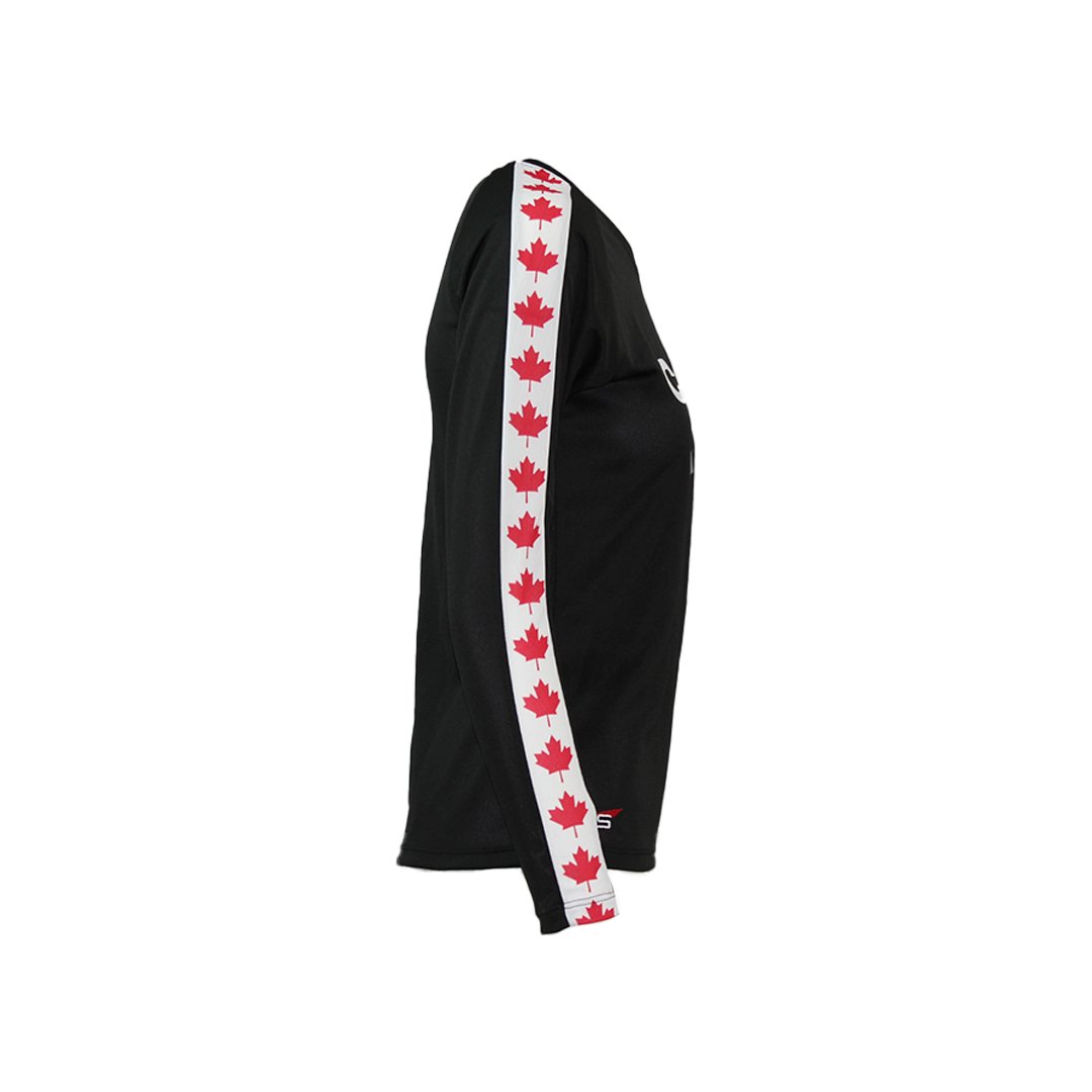 Dragon Boat LS Fluid Leaf Shirt Womens