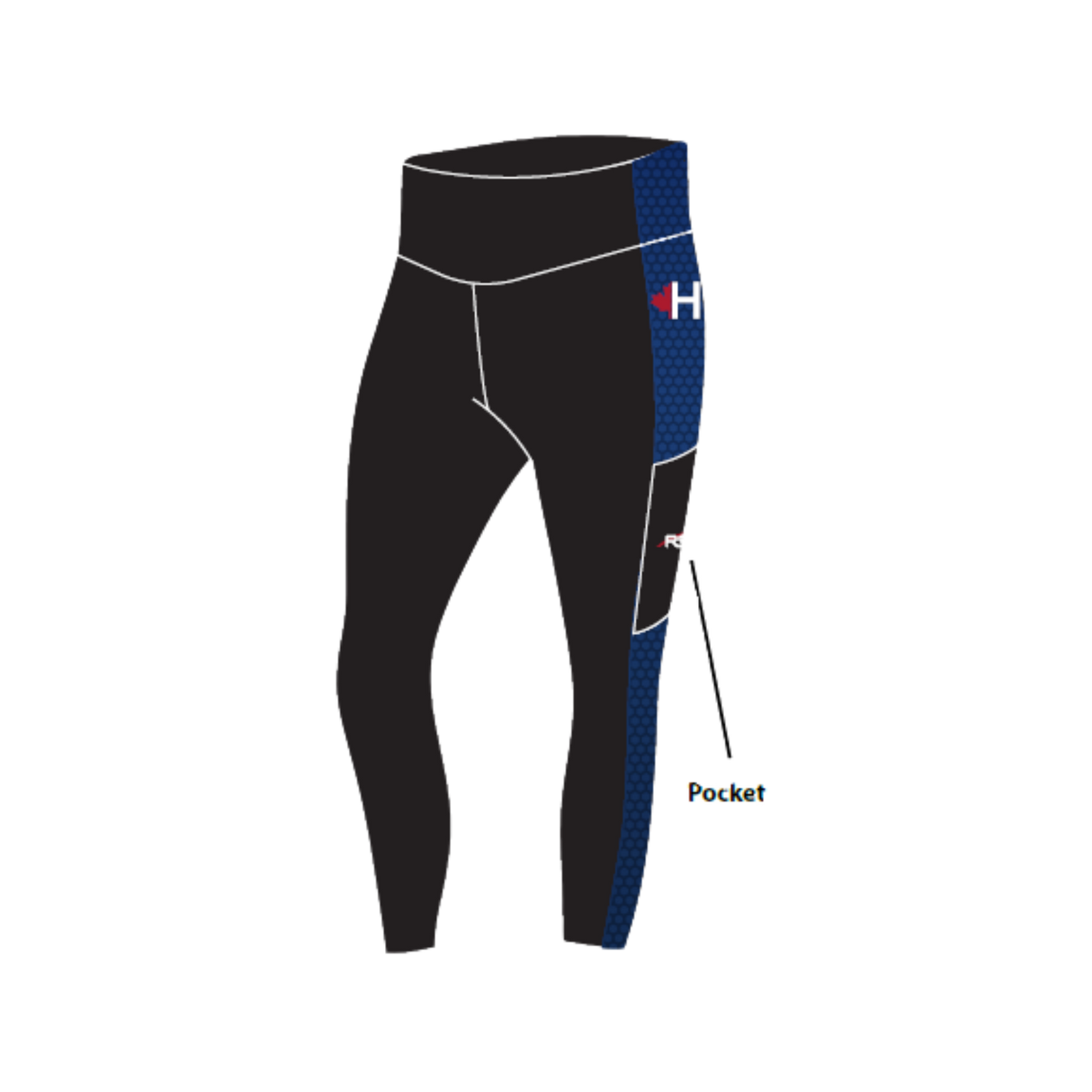 HBC Pocket Maya Tights Womens