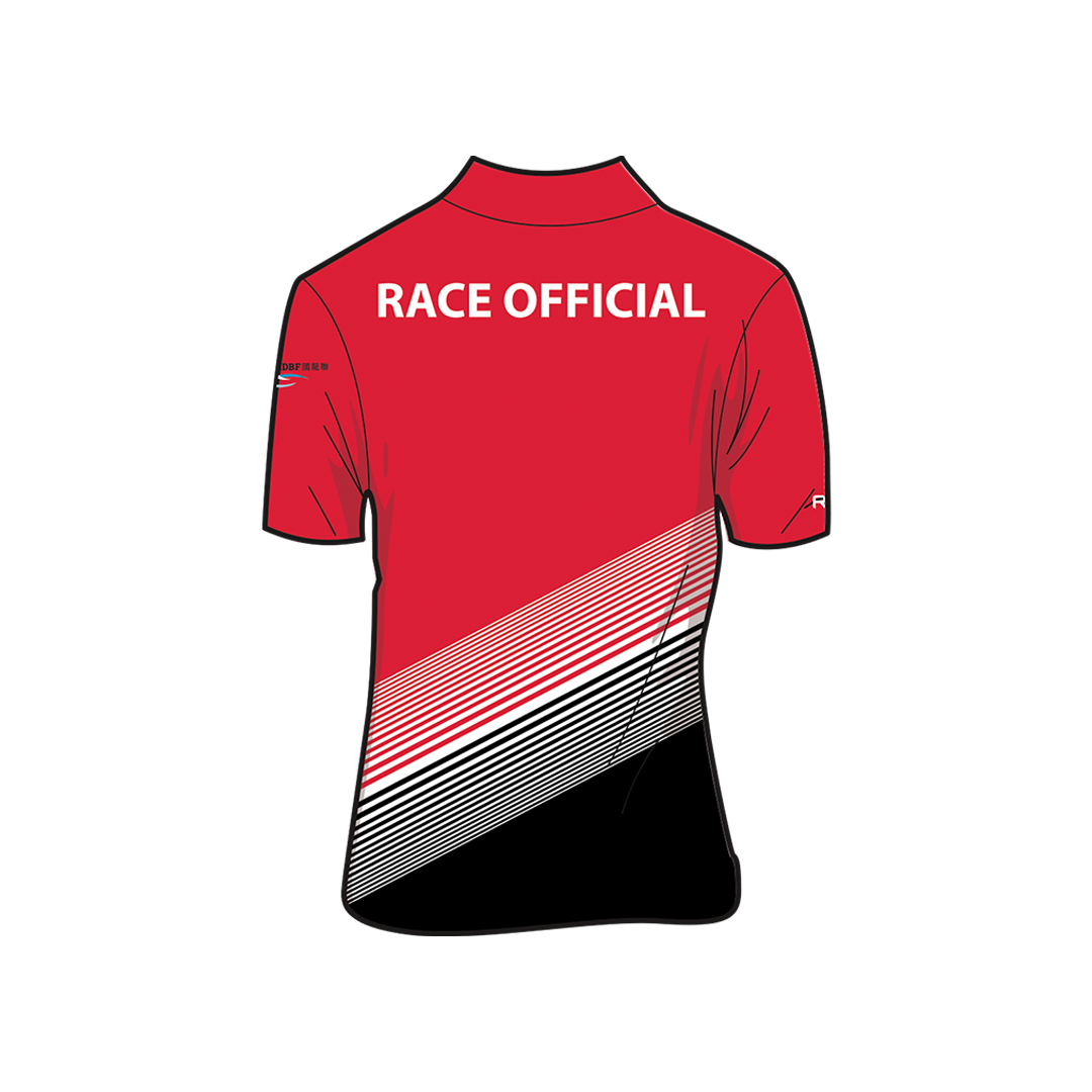 IDBF Officals Mens Red Polo