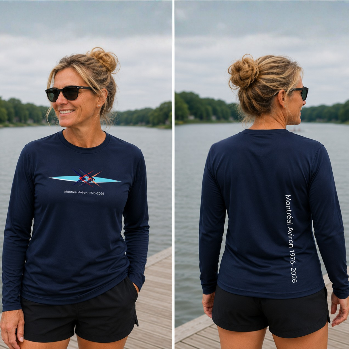 Montreal Aviron LS Tech Shirt Womens