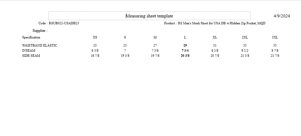 Team USA Mesh Shorts Mens