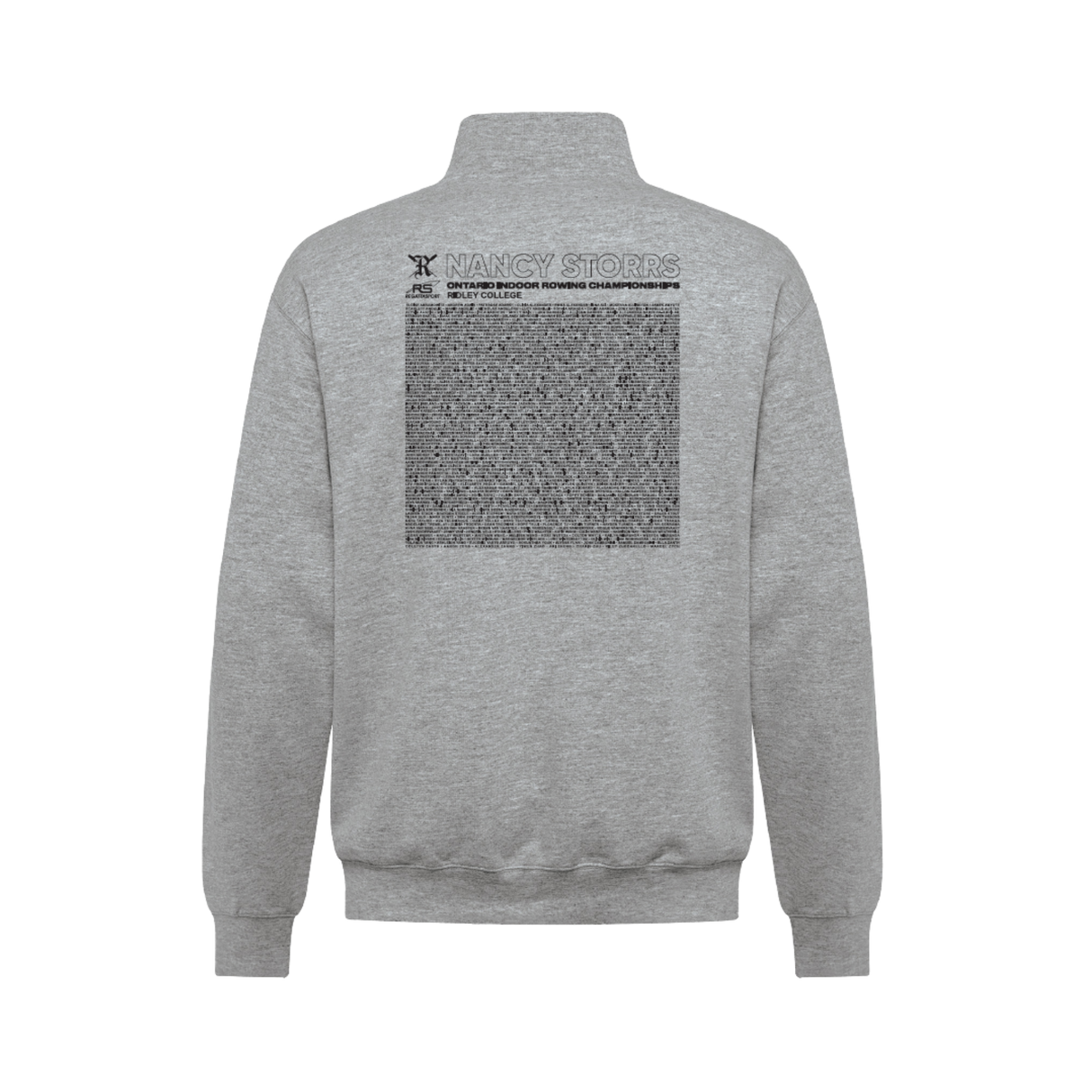 Nancy Storrs Indoor Erg Champs Unisex 1/4 Zip