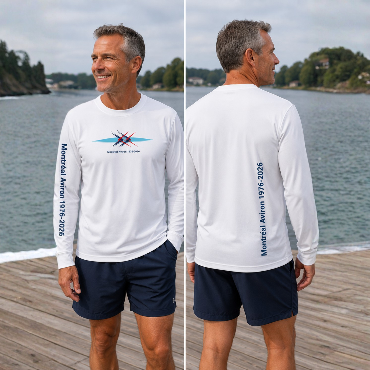 Montreal Aviron LS Tech Shirt Mens