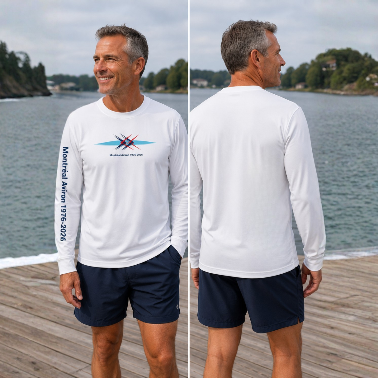 Montreal Aviron LS Tech Shirt Mens