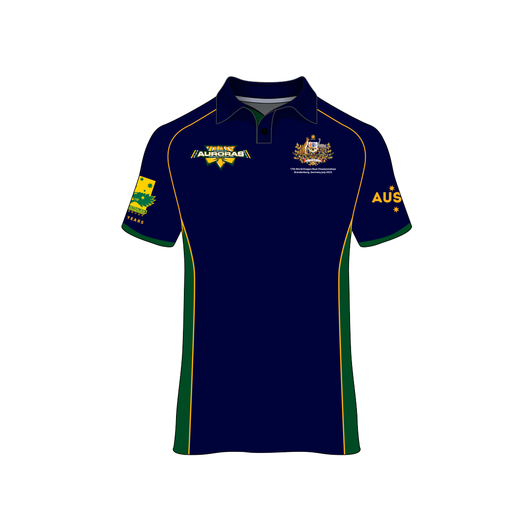 Mandatory Auroras 17th IDBF WDBRC Mens Unisex Event Polo