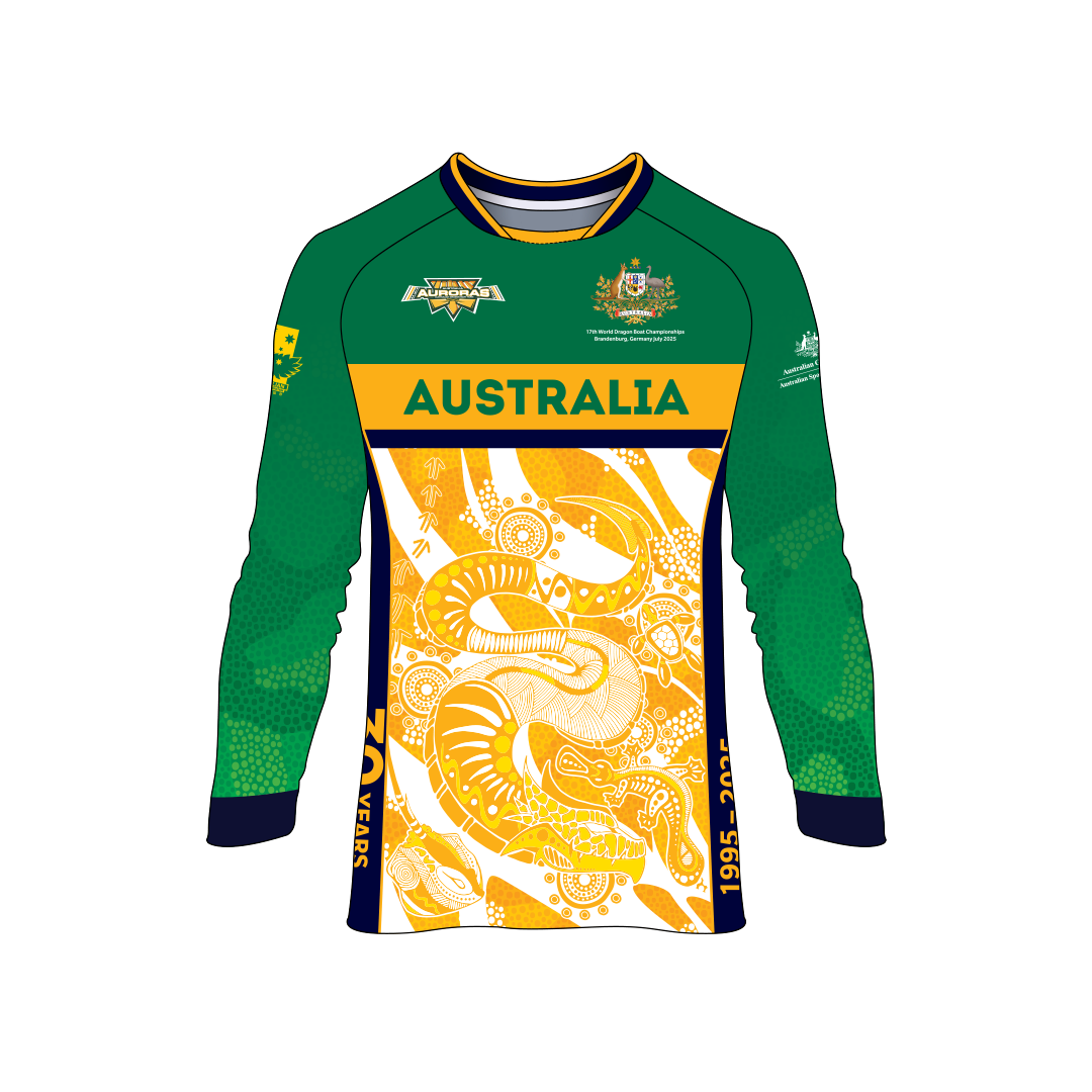 Mandatory Auroras 17th IDBF WDBRC Mens Unisex Sublimated Longsleeve