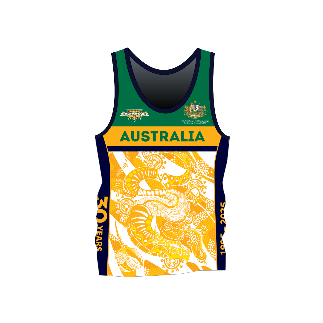 Mandatory Auroras 17th IDBF WDBRC Mens Unisex Sublimated Tank