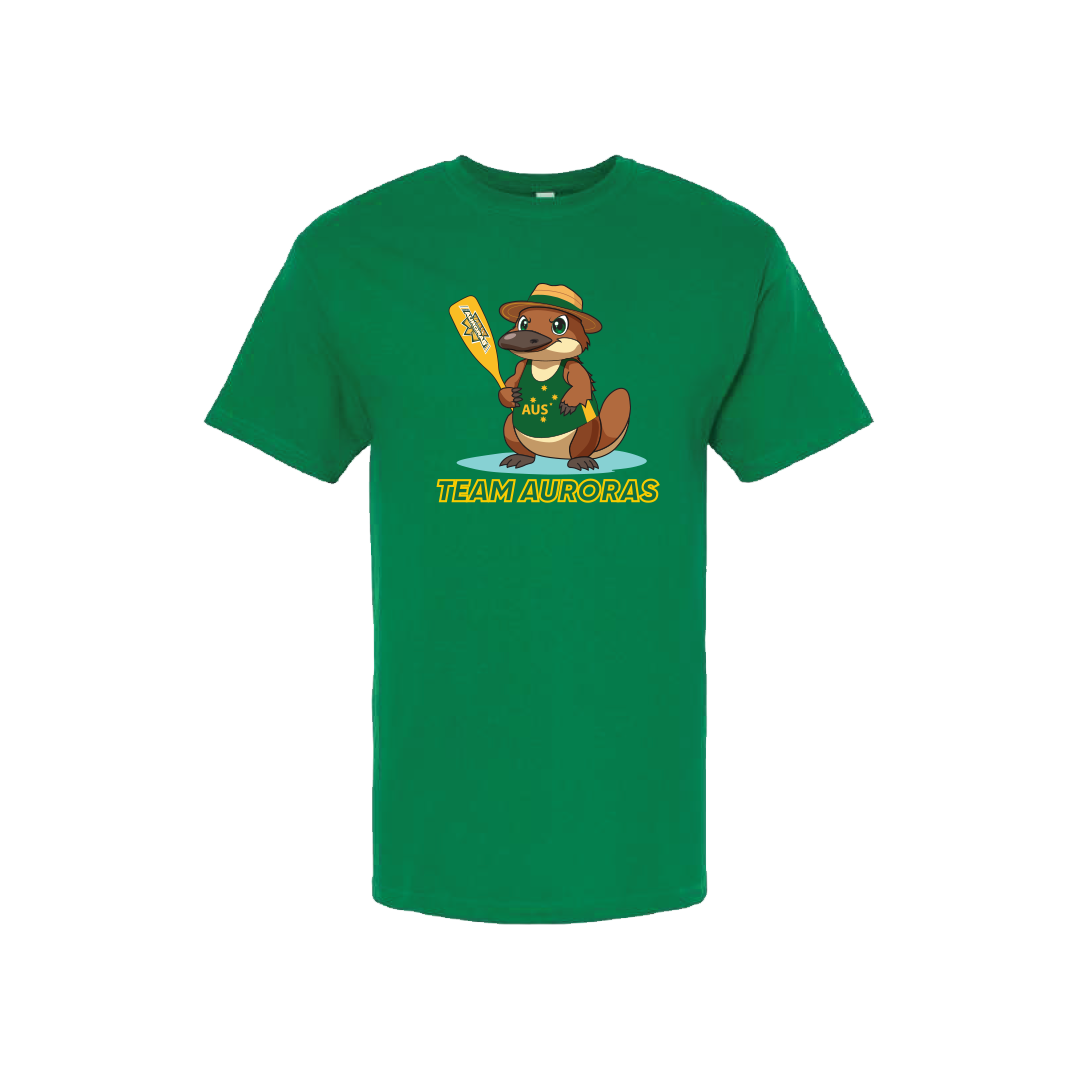 Auroras Womens Supporter T-Shirt Green