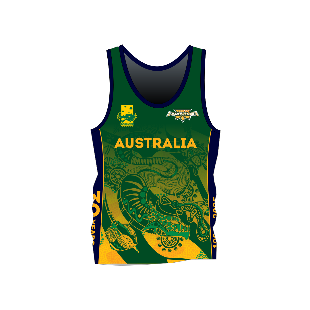 Auroras Mens Unisex Sublimated Training Tank