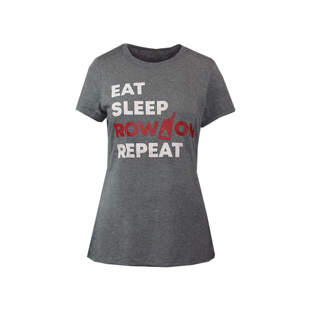 RO Eat Sleep RowON Repeat Tee Womens