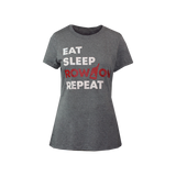 RO Eat Sleep RowON Repeat Tee Womens