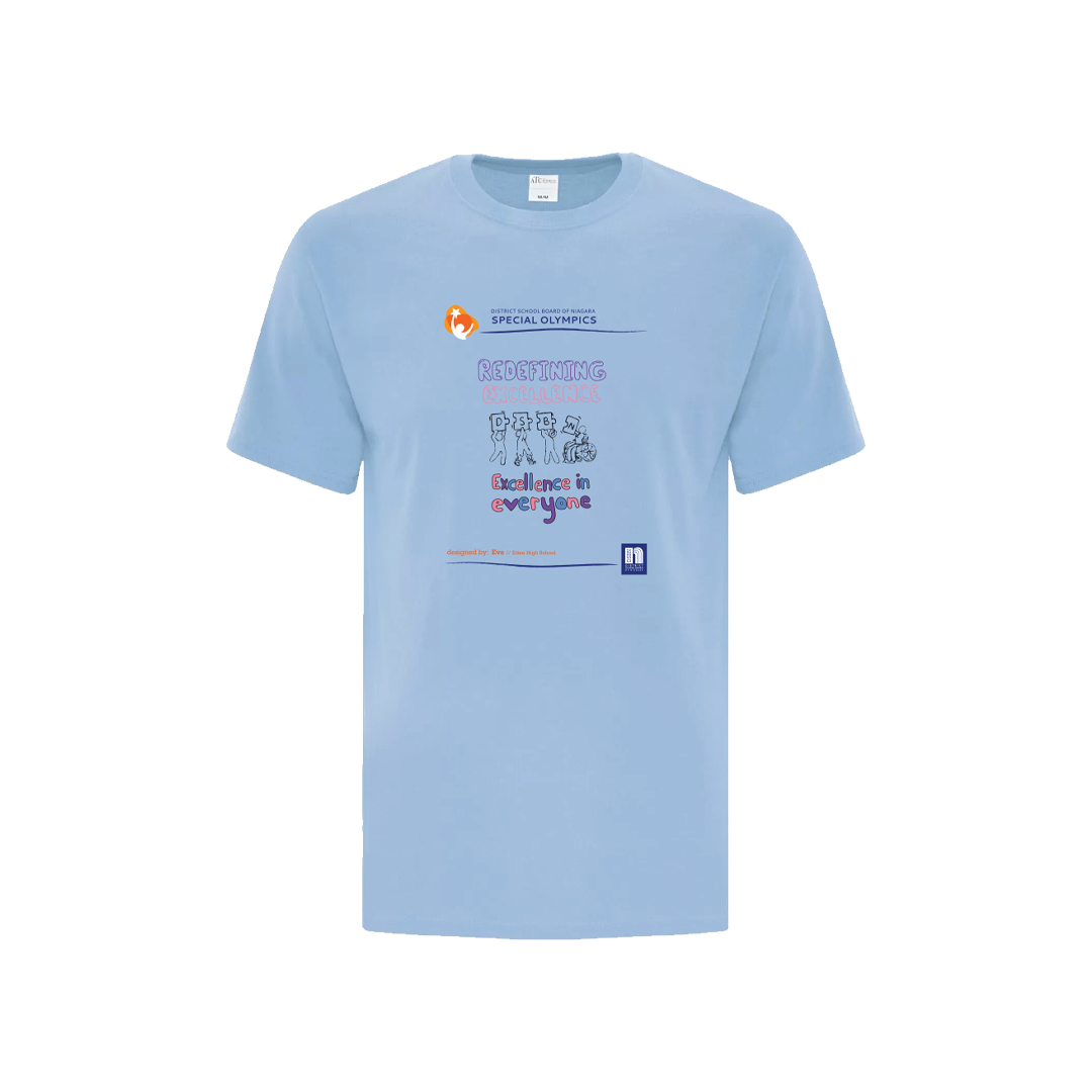 DSBN Special Olympics Redefining Excellence Adult Tee-designed by Eve