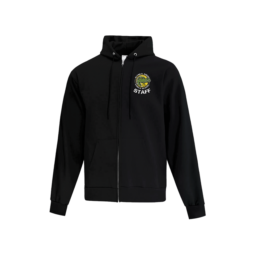 Glynn A Green Staff Full-Zip Hoodie Adult Unisex