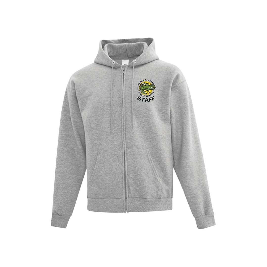 Glynn A Green Staff Full-Zip Hoodie Adult Unisex