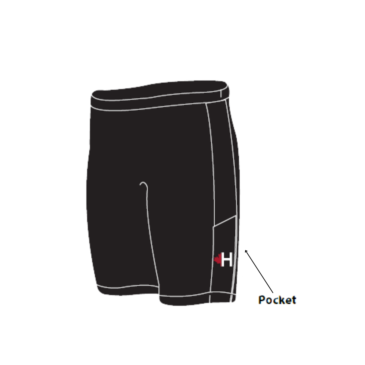 HBC Pocket Ergo Shorts Mens