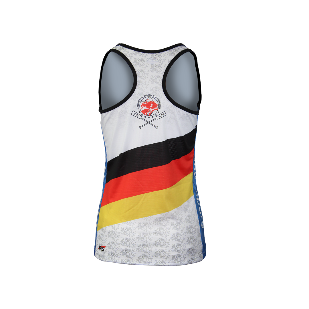 IDBF Brandenburg 2025 Victory Stripes Racerback Tank Women