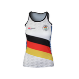IDBF Brandenburg 2025 Victory Stripes Racerback Tank Women