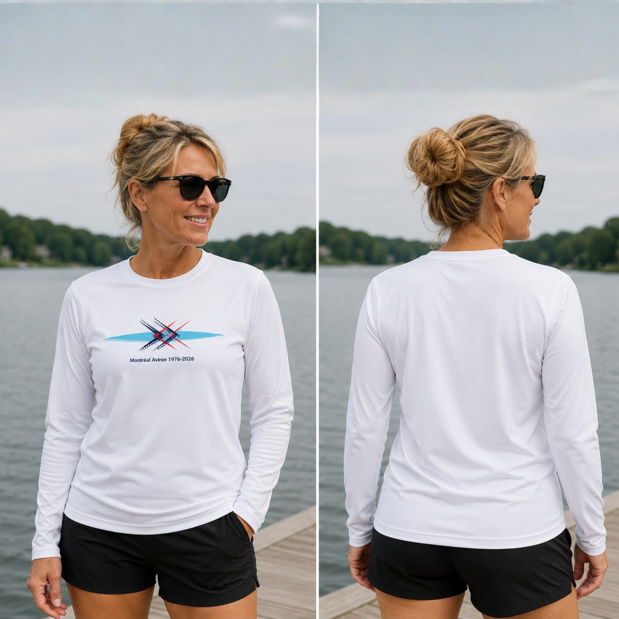Montreal Aviron LS Tech Shirt Womens
