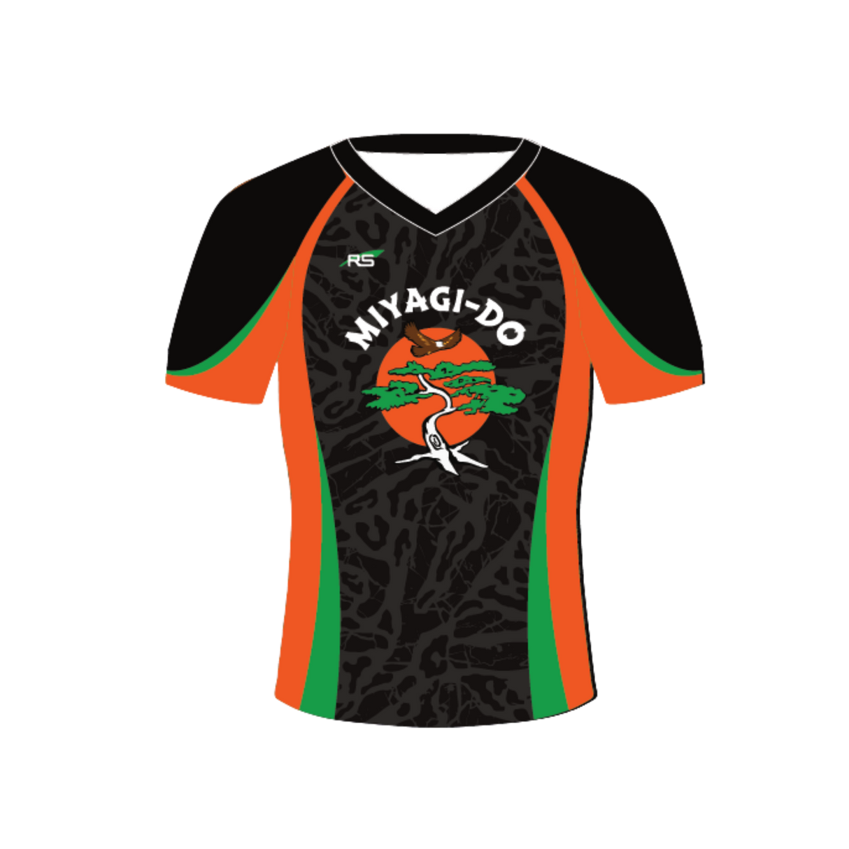 T-shirt de course à manches courtes Miyagi-Do Pour Hommes