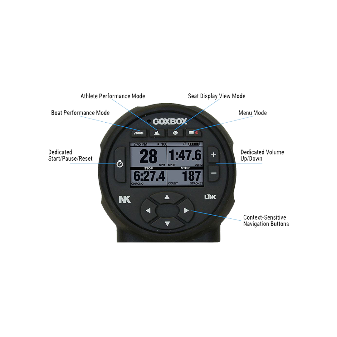 Cox Box Roeing NK CoxBox GPS #0110G | GPS-Enabled Coxswain Unit | RegattaSport