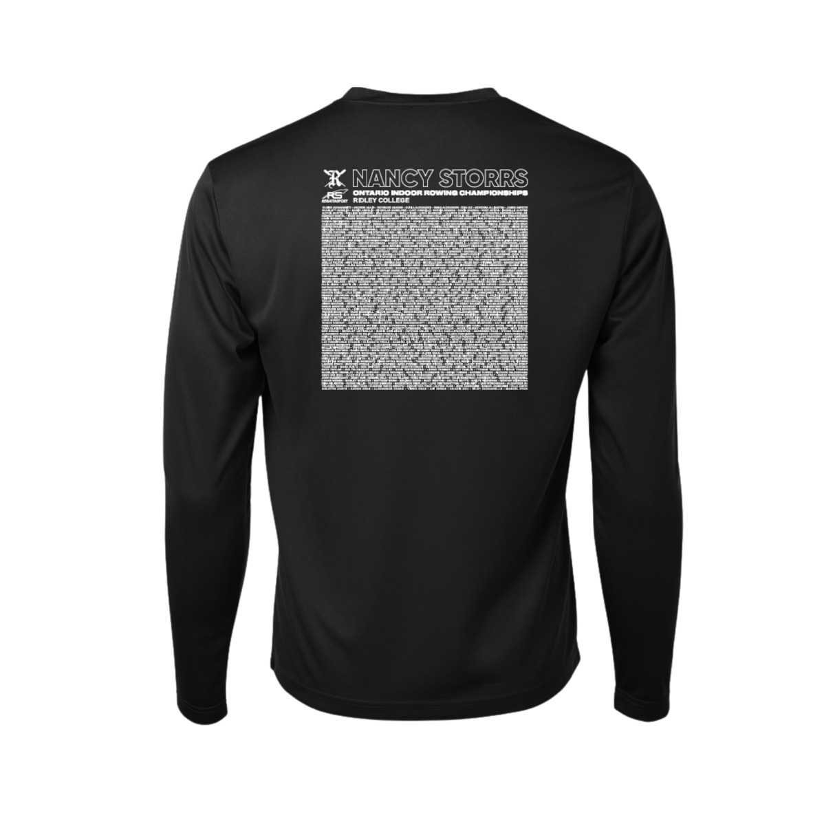 Nancy Storrs Indoor Erg Champs Unisex Tech Longsleeve