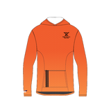 Ridley Grad Orange Sublimated Lightweight Sun Hoodie Mens