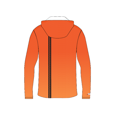 Ridley Grad Orange Sublimated Lightweight Sun Hoodie Mens