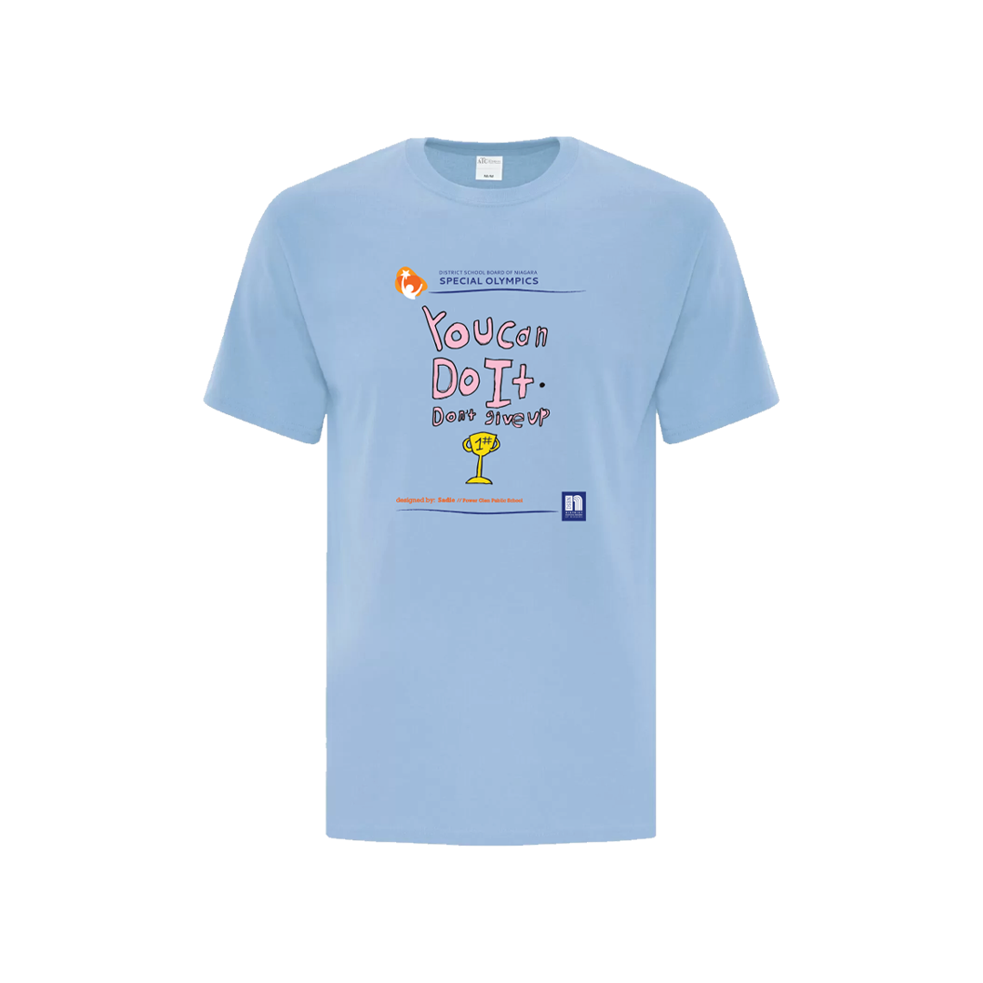 DSBN Special Olympics Don't Give Up Youth Tee- Designed by Sadie