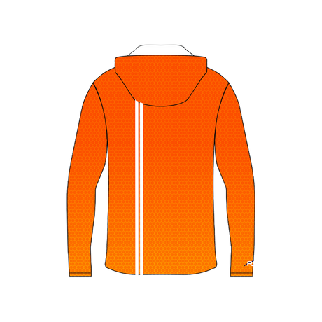 Ridley Grad Orange Sublimated Lightweight Sun Hoodie Mens