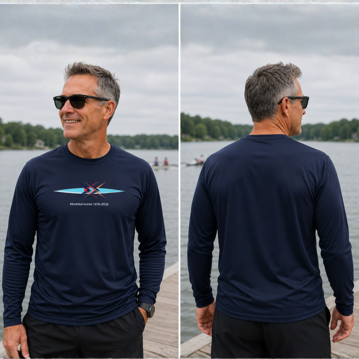 Montreal Aviron LS Tech Shirt Mens