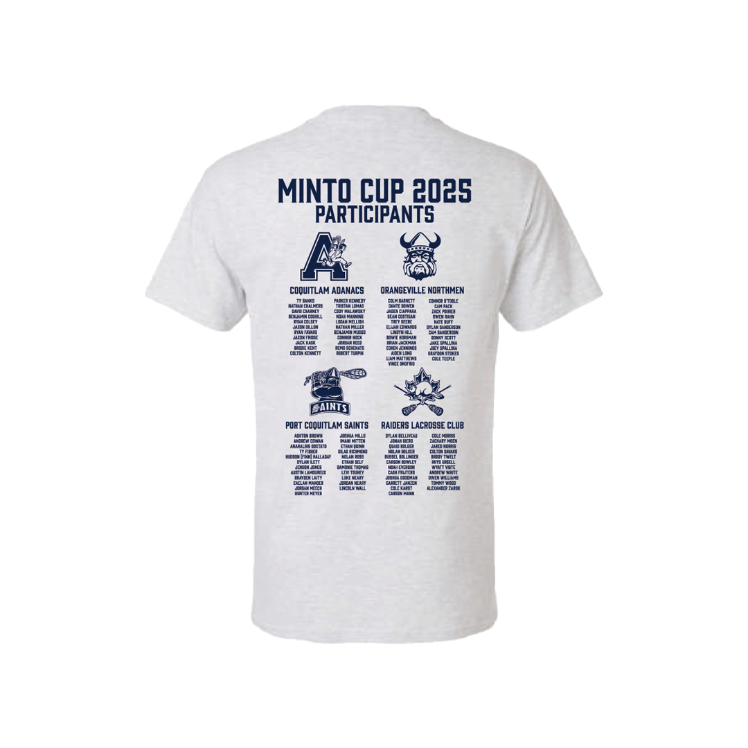 Minto Cup Cotton Participant Name Tee