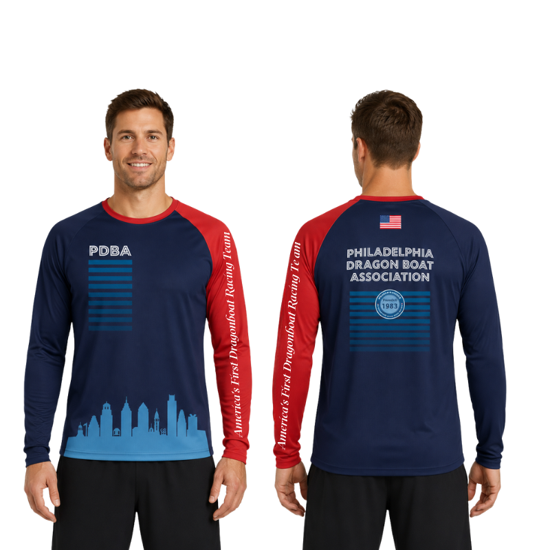 PDBA Training LS Classic Fit Loose Fit Mens