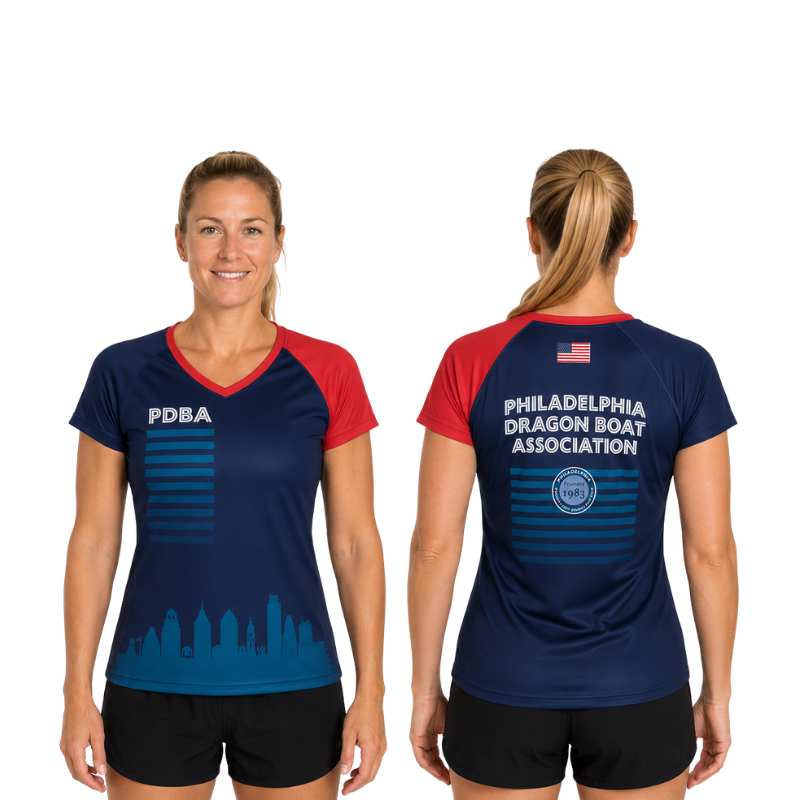 PDBA Training SS Shirt Classic Cut Loose Fit Womens